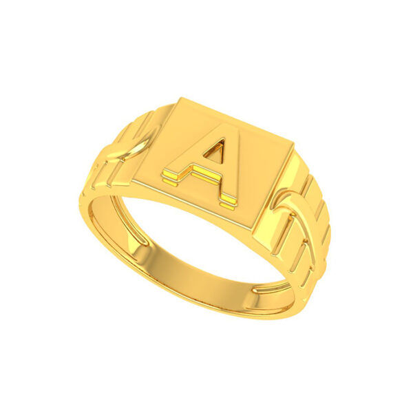 Alphabet Gents Ring | BIS 916 Purity