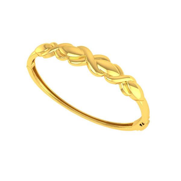 Fancy Oval Bangle | BIS 916 Purity