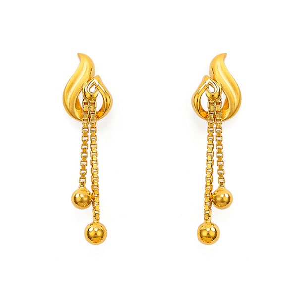 Fancy Dangler Ear Tops | BIS 916 Purity