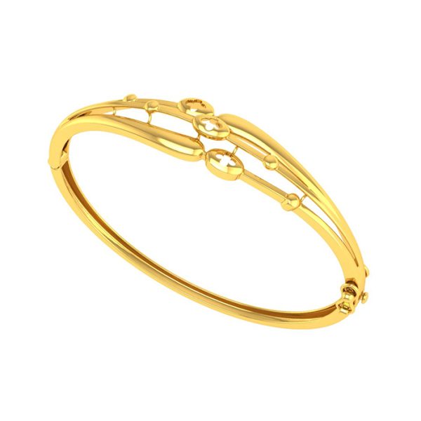 Fancy Oval Bangle | BIS 916 Purity