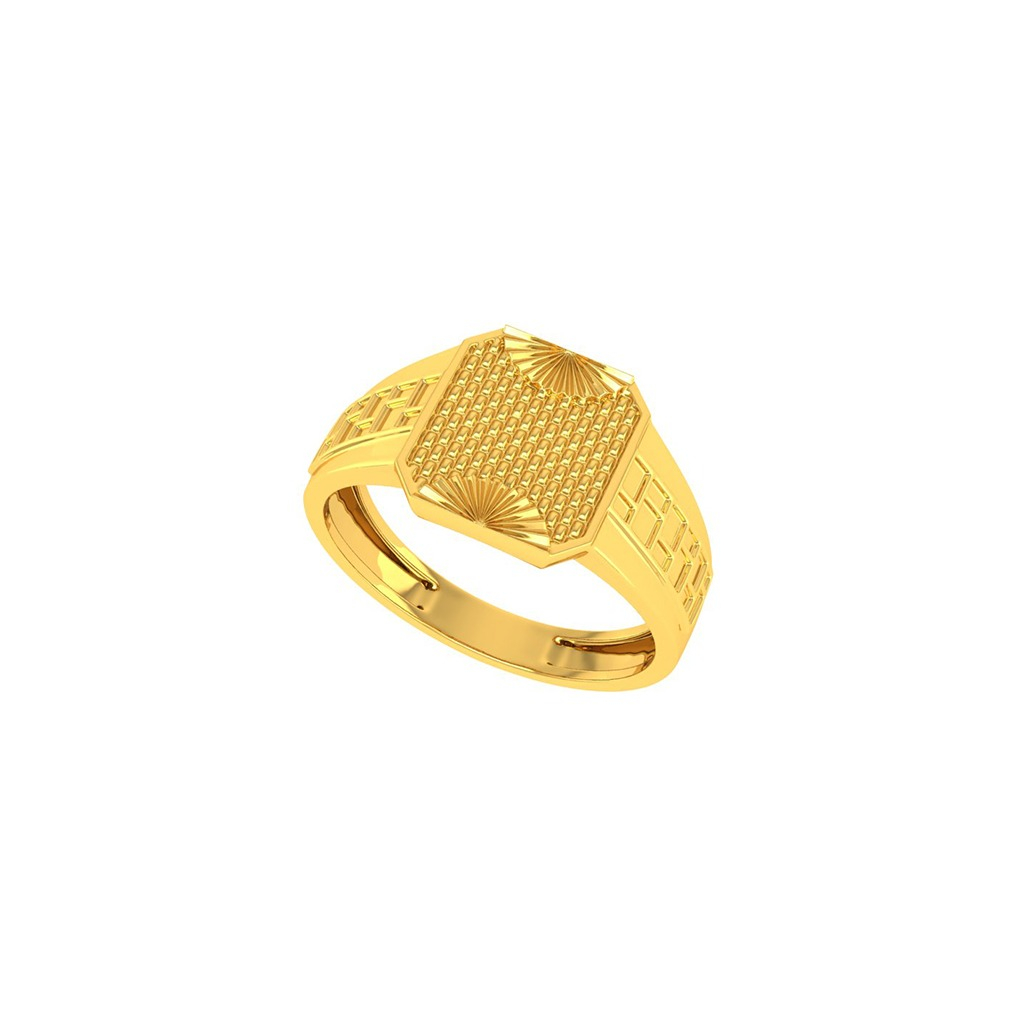 Paul Gold Fancy Gents Ring | BIS 916 Purity