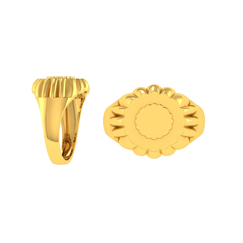 Paul Gold Fancy Gents Ring | BIS 916 Purity