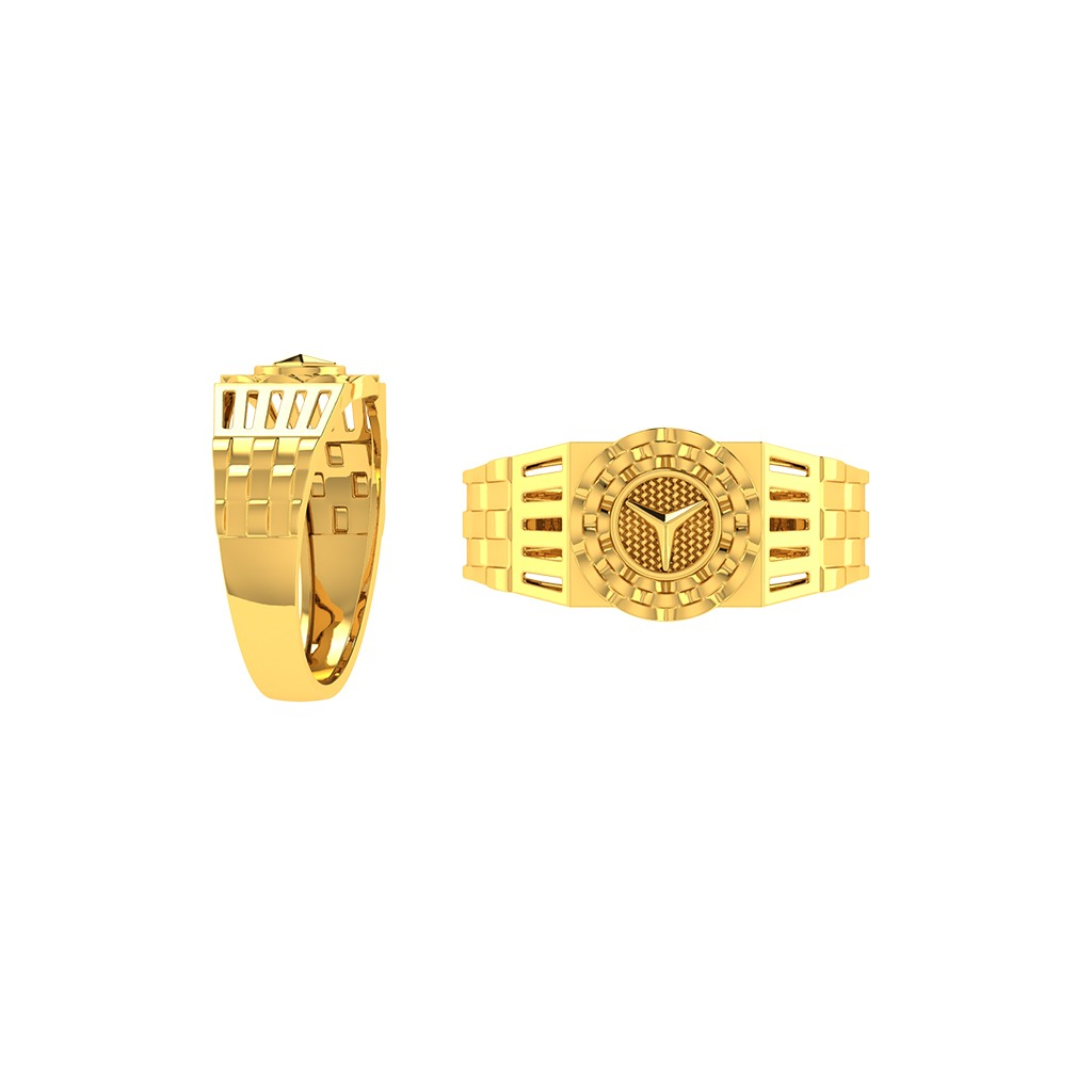 Paul Gold Fancy Gents Ring | BIS 916 Purity