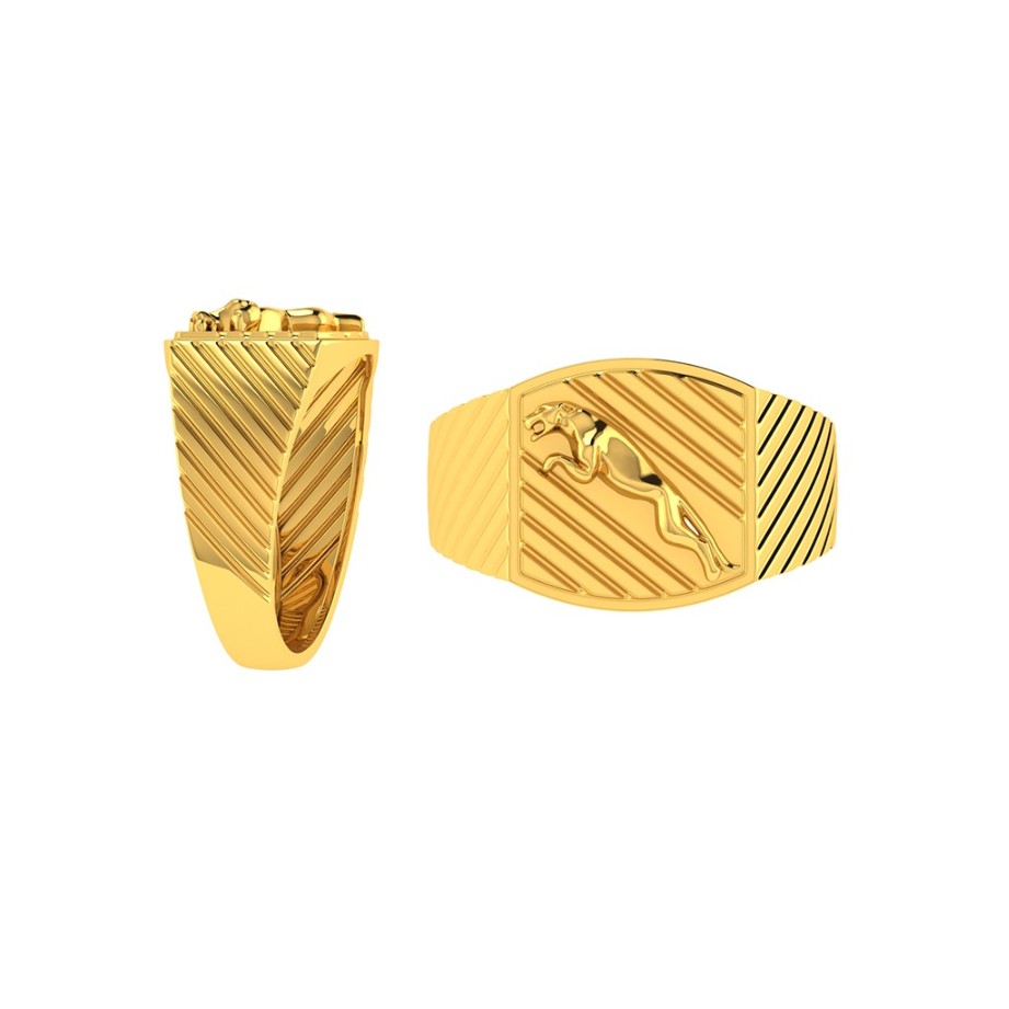 Paul Gold Fancy Gents Ring | BIS 916 Purity