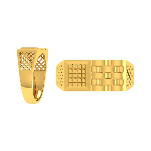 Paul Gold Fancy Gents Ring | BIS 916 Purity