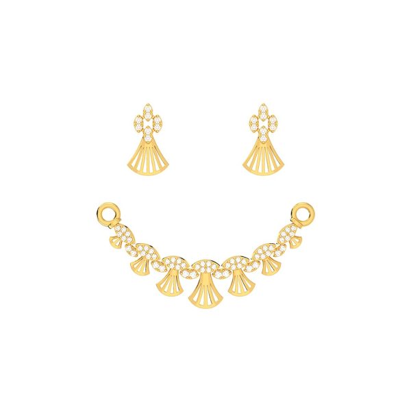 Fancy Mangalsutra Set  | BIS 916 Purity