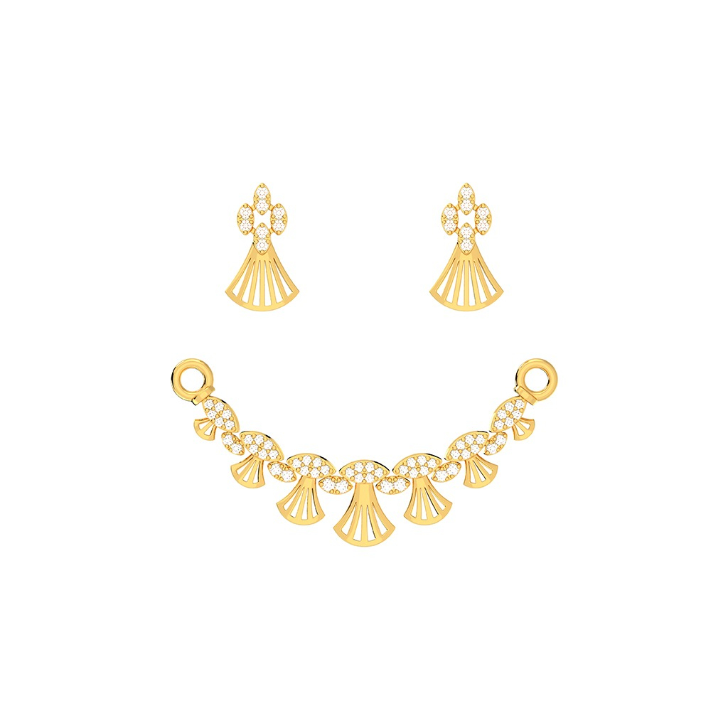 Fancy Mangalsutra Set | BIS 916 Purity