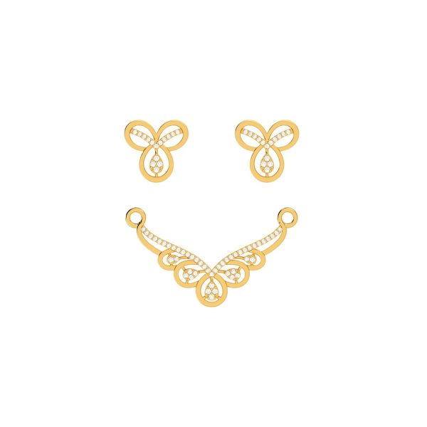 Fancy Mangalsutra Set  | BIS 916 Purity