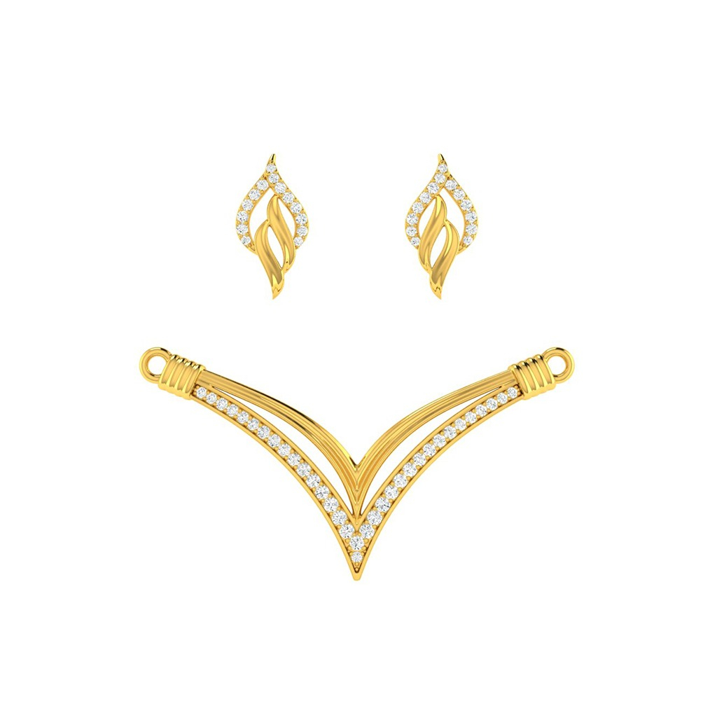 Fancy Mangalsutra Set | BIS 916 Purity